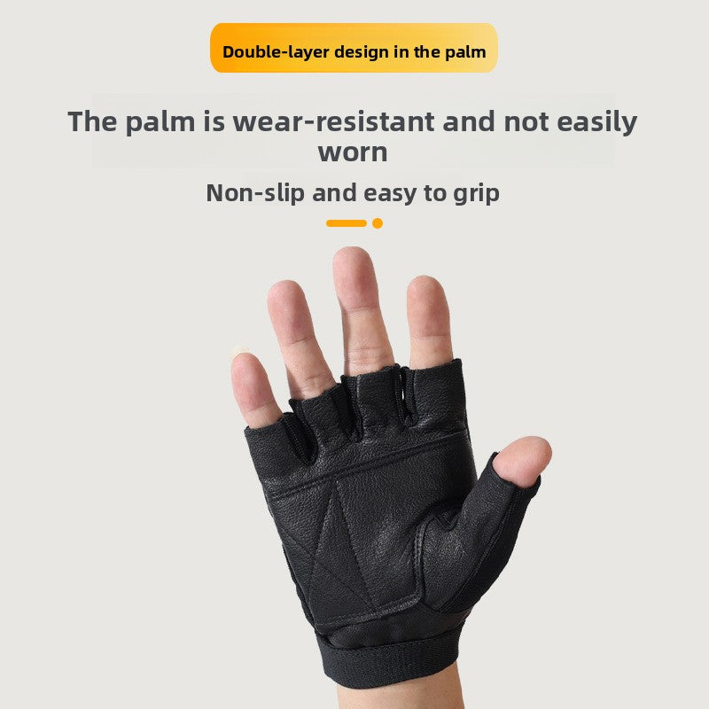 Weightlifting half-finger gloves
